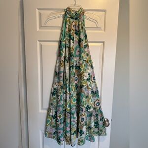 Vibrant Floral Maxi Dress